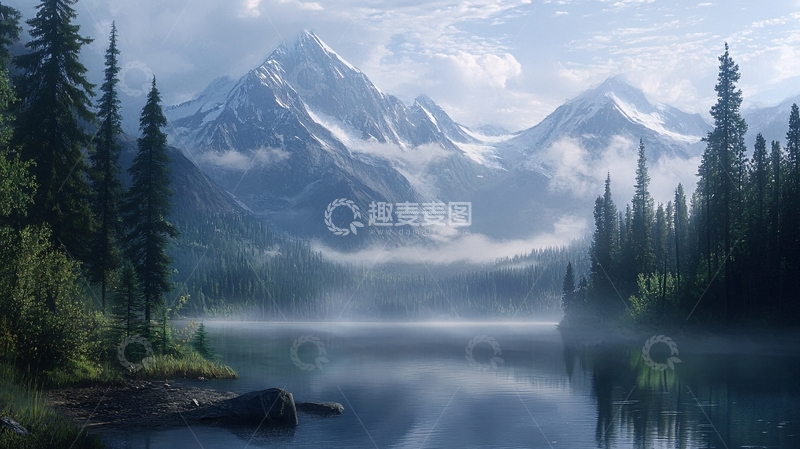 高清大图下载【趣麦麦图】唯美山水壁纸22