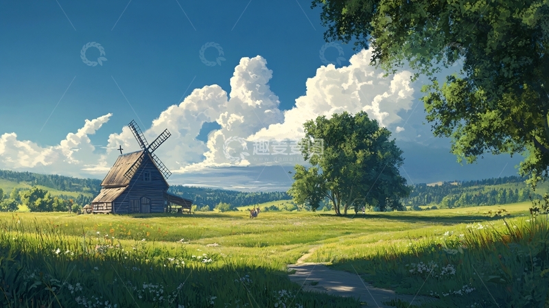 高清大图下载【趣麦麦图】唯美农村场景75