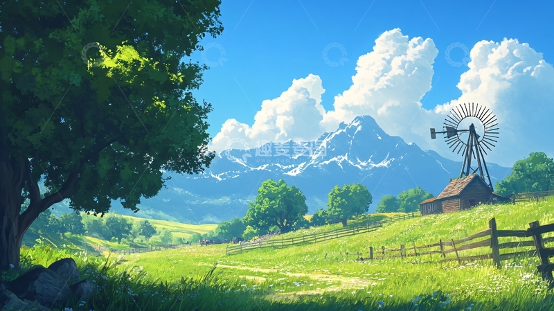高清大图下载【趣麦麦图】唯美农村场景77