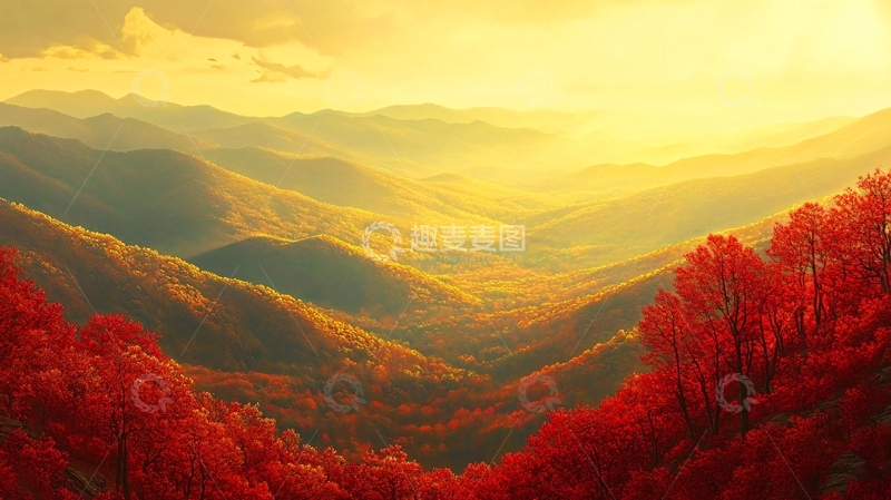 高清大图下载【趣麦麦图】唯美山林风光