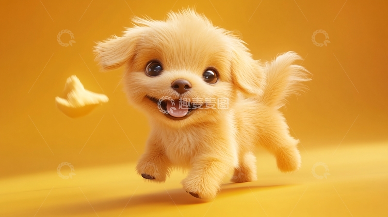 高清大图下载【趣麦麦图】卡通狗狗壁纸1