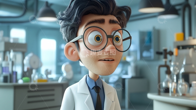 高清大图下载【趣麦麦图】开心小鹿医生头像2