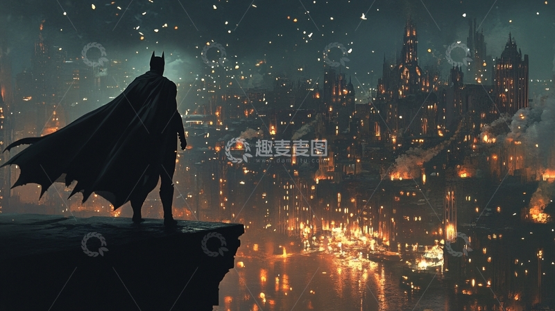 高清大图下载【趣麦麦图】平凡英雄背景