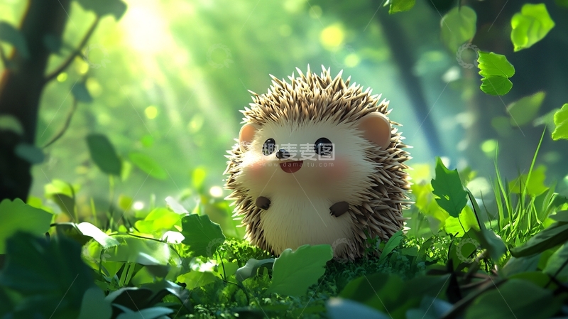 高清大图下载【趣麦麦图】小刺猬临摹2