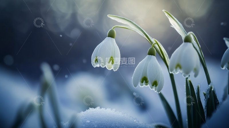 高清大图下载【趣麦麦图】雪片莲1