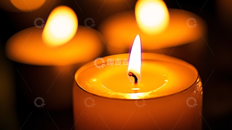 高清大图下载【趣麦麦图】烛火中的暖光3