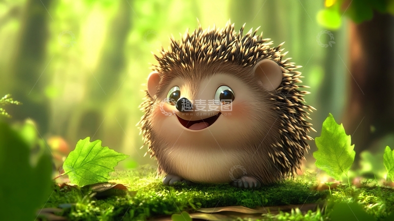 高清大图下载【趣麦麦图】小刺猬临摹