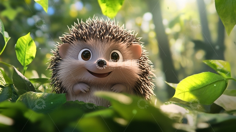 高清大图下载【趣麦麦图】小刺猬临摹3