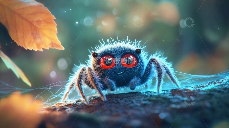 高清大图下载【趣麦麦图】蜘蛛大眼睛1