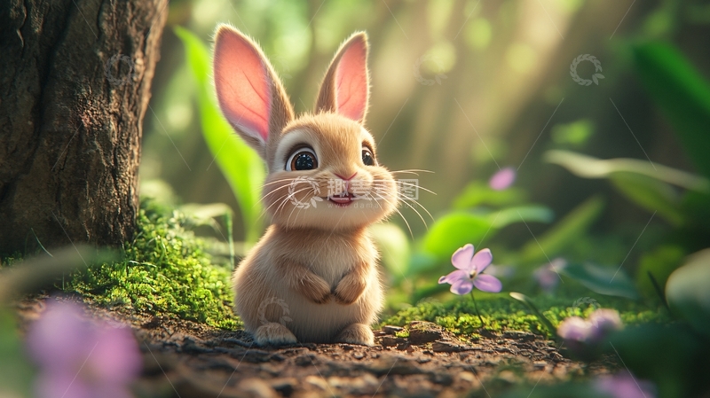 高清大图下载【趣麦麦图】小兔临摹4