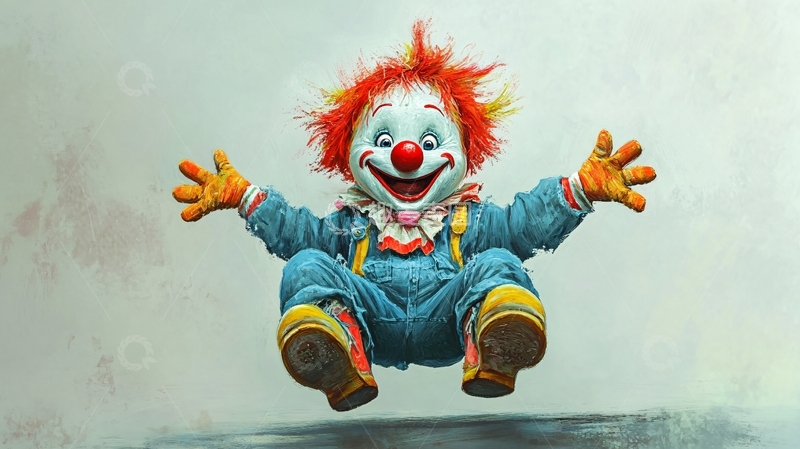 高清大图下载【趣麦麦图】嗨皮小丑1