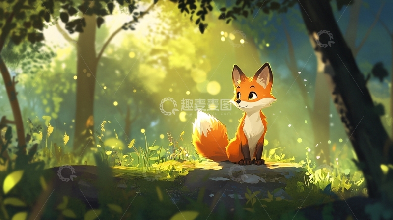 高清大图下载【趣麦麦图】小狐狸临摹4