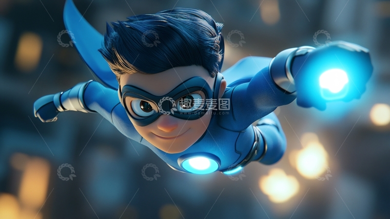 高清大图下载【趣麦麦图】超人总动员