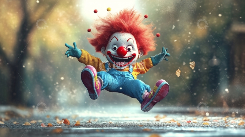 高清大图下载【趣麦麦图】嗨皮小丑