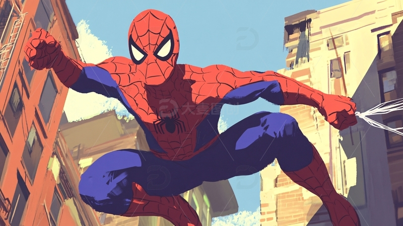 高清大图下载【趣麦麦图】蜘蛛人清洗1