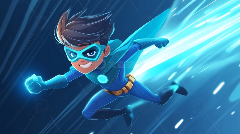 原创卡通超能侠3