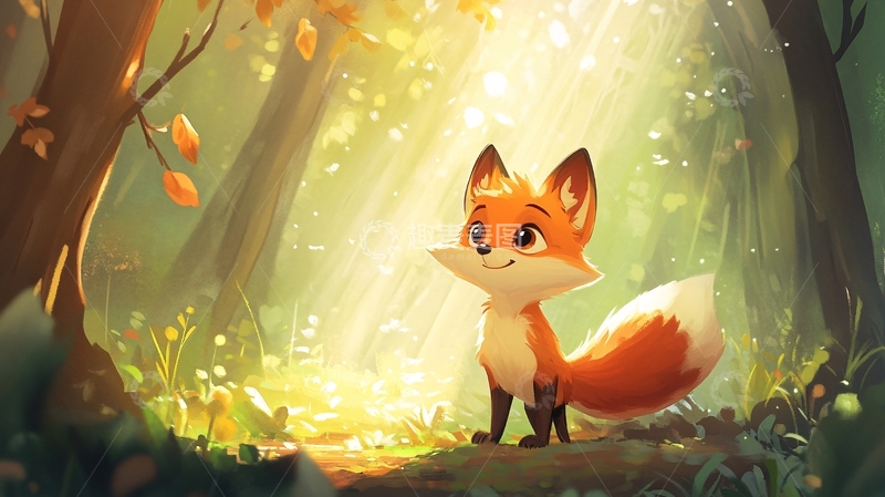 高清大图下载【趣麦麦图】小狐狸临摹5