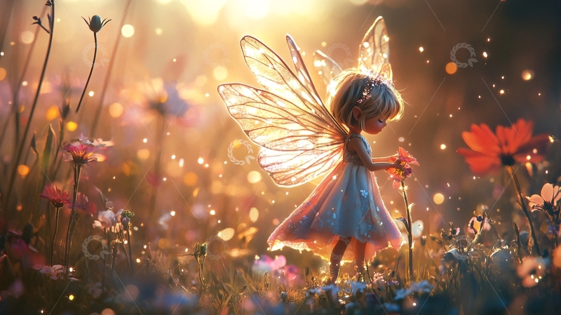 高清大图下载【趣麦麦图】梦幻唯美童话童年美梦1