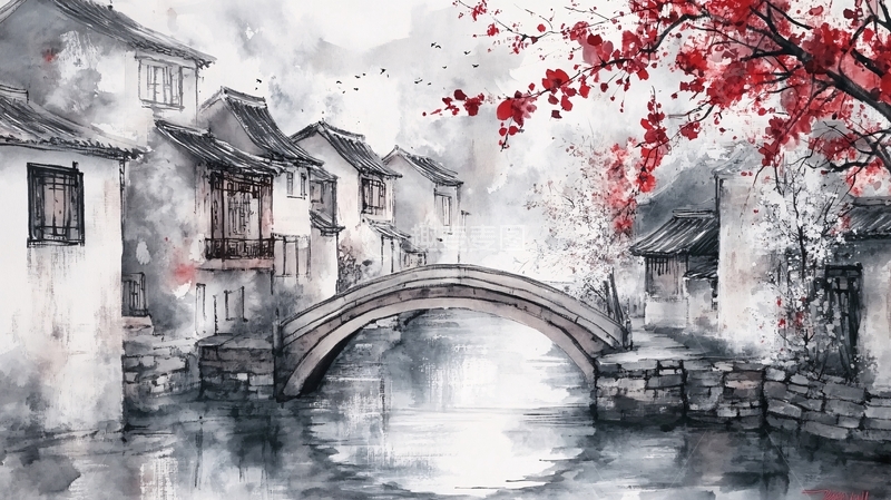 高清大图下载【趣麦麦图】唯美浪漫江南水乡风情6