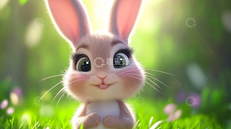 高清大图下载【趣麦麦图】小兔临摹8