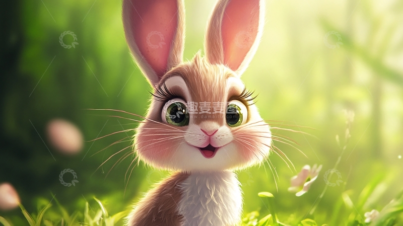 高清大图下载【趣麦麦图】小兔临摹7