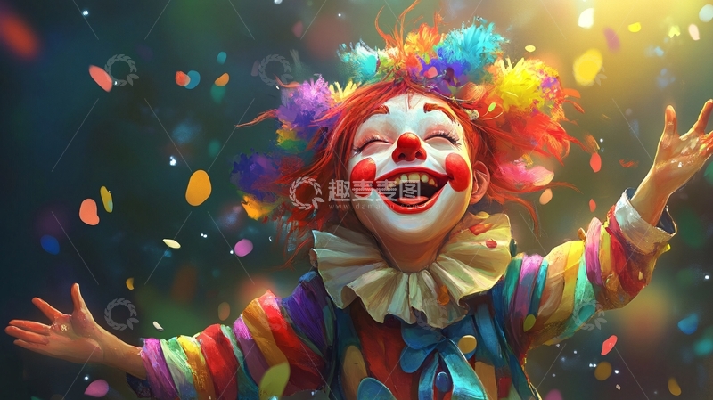高清大图下载【趣麦麦图】嗨皮小丑2