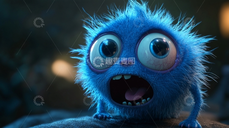 高清大图下载【趣麦麦图】小怪兽设计
