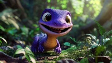 呆萌小恐龙形象6