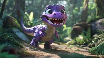 呆萌小恐龙形象5