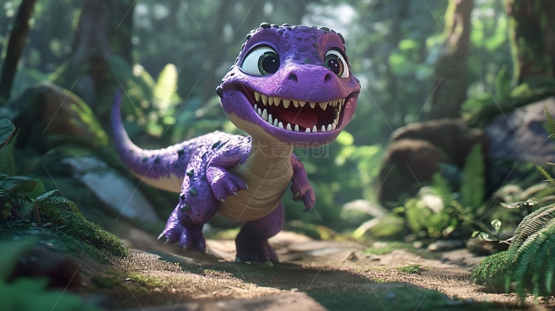 呆萌小恐龙形象5