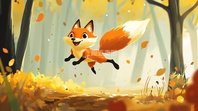 高清大图下载【趣麦麦图】小狐狸临摹14