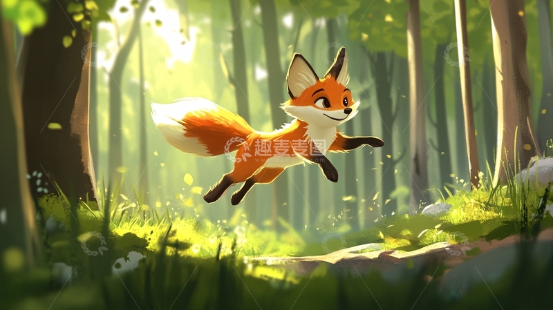 高清大图下载【趣麦麦图】小狐狸临摹15