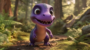 呆萌小恐龙形象4