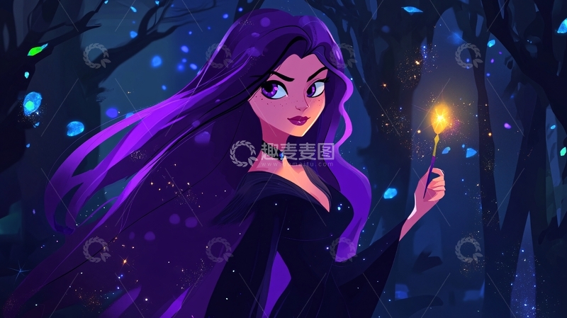 高清大图下载【趣麦麦图】魔发奇缘