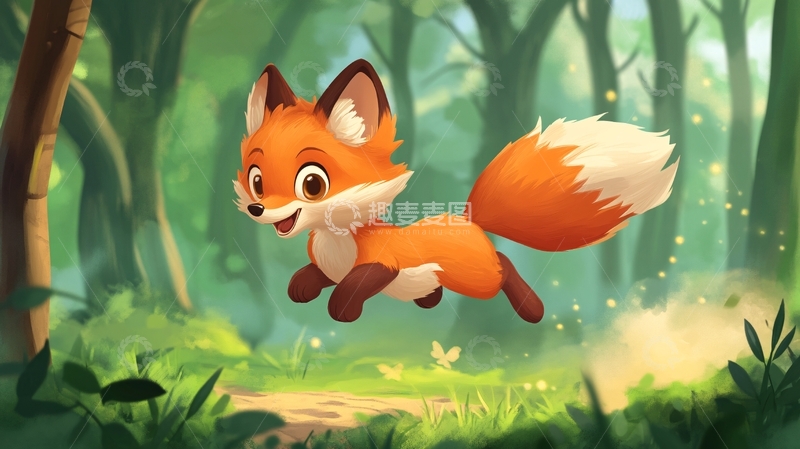 高清大图下载【趣麦麦图】小狐狸临摹13