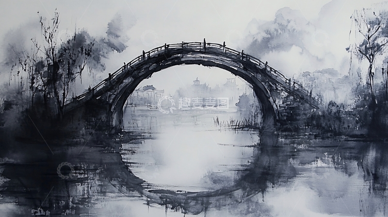 高清大图下载【趣麦麦图】奈何桥插画9