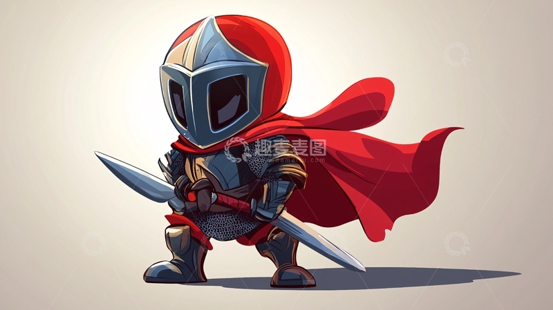 高清大图下载【趣麦麦图】原创卡通超能侠8