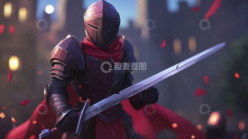 高清大图下载【趣麦麦图】骑士高清大图1