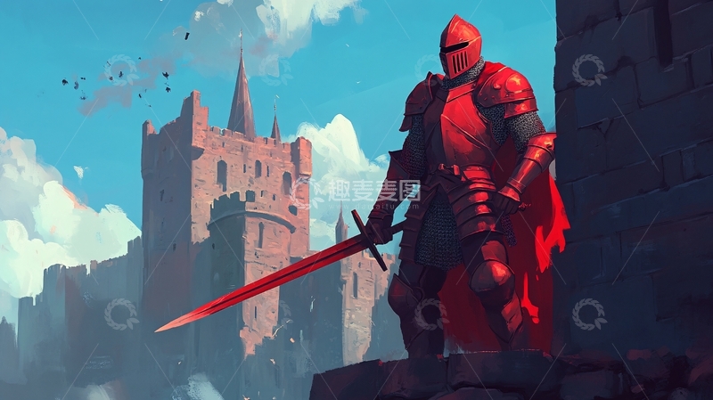 高清大图下载【趣麦麦图】守城的士兵