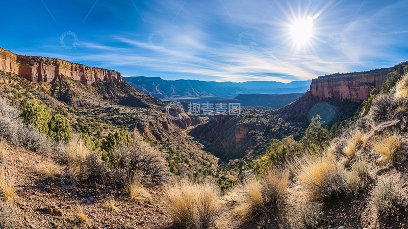 高清大图下载【趣麦麦图】峡谷全景图
