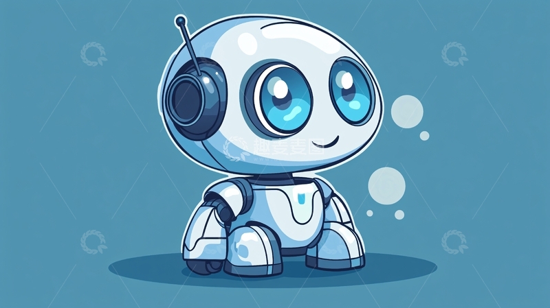 高清大图下载【趣麦麦图】科技感娃娃吉祥物6