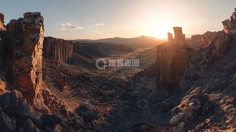 高清大图下载【趣麦麦图】土林全景图1