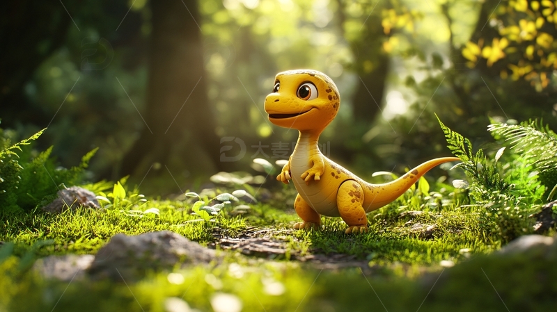 呆萌小恐龙形象10