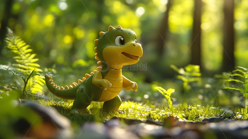 呆萌小恐龙形象9