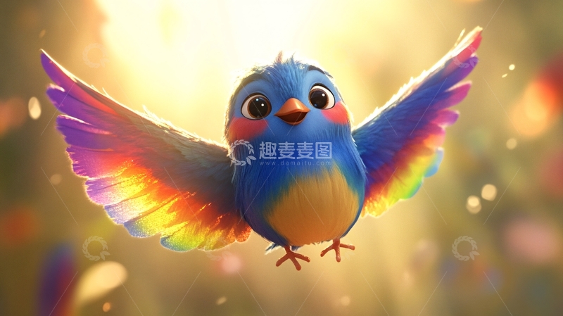 高清大图下载【趣麦麦图】好看鸟插画4