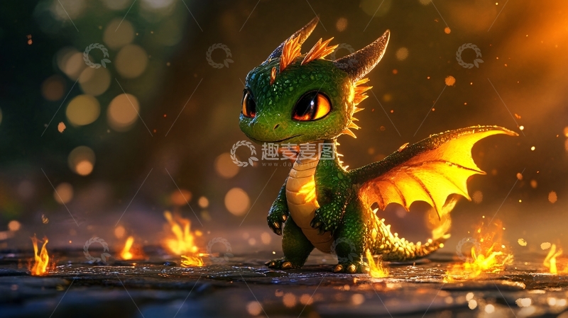 高清大图下载【趣麦麦图】版小龙合集1