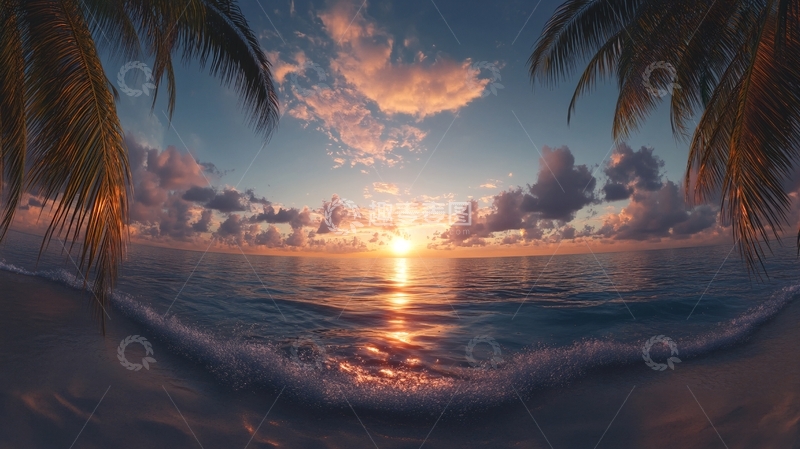 高清大图下载【趣麦麦图】海洋风光全景图4