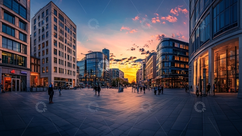 高清大图下载【趣麦麦图】-法兰克福城市风光