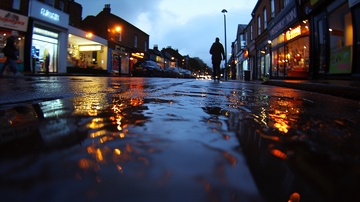 雨后街景美丽街景1