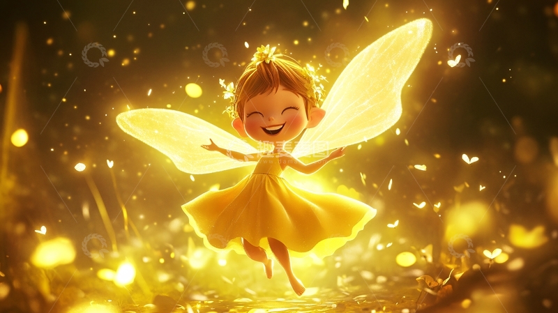 高清大图下载【趣麦麦图】萤火虫小精灵好朋友5